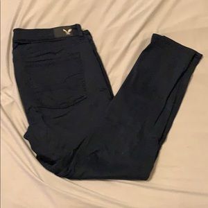American Eagle Navy Jeggings